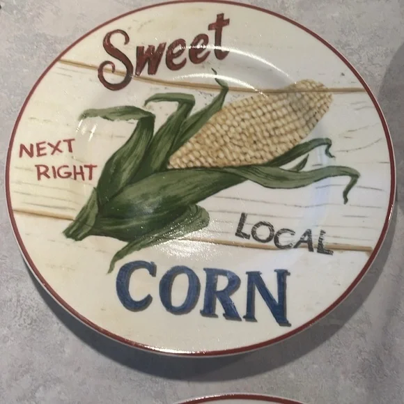 New Home Trends “Farm Fresh” Plates - Picture 3 of 7